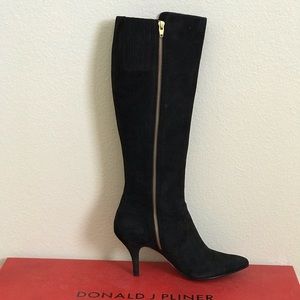 Nieman Marcus long black boots size 8 1/2